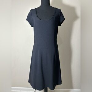 Boston Proper Classic Black Mini Dress